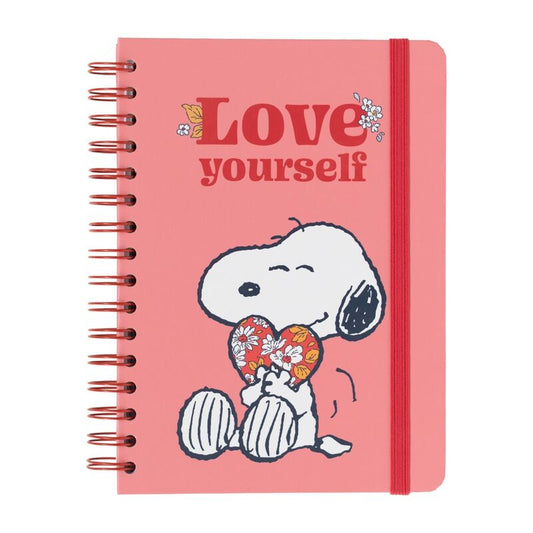 Snoopy Love Yourself A5 Caderno