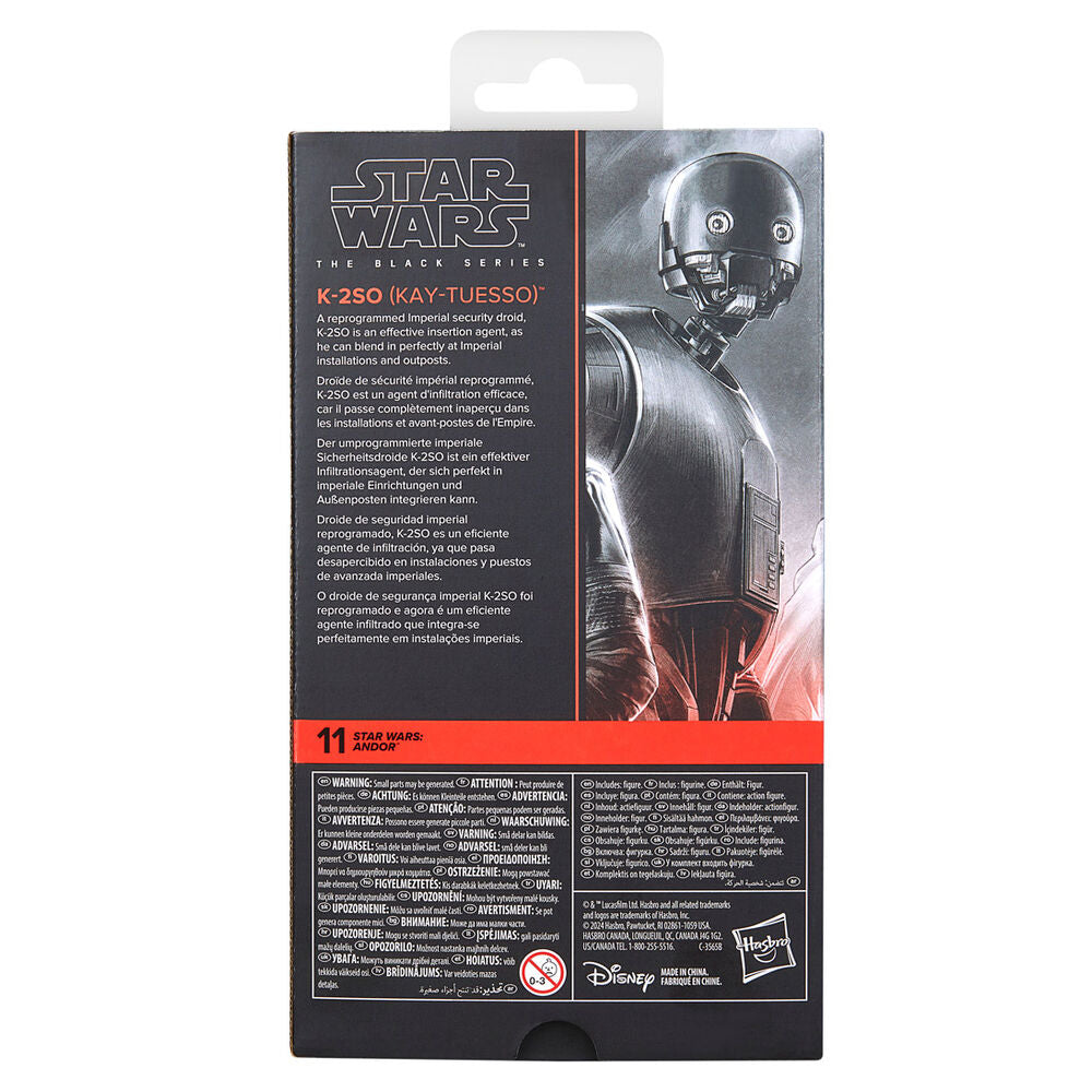 Star Wars Andor Cassian K-2SO Kay-Tuesso Figura 15cm
