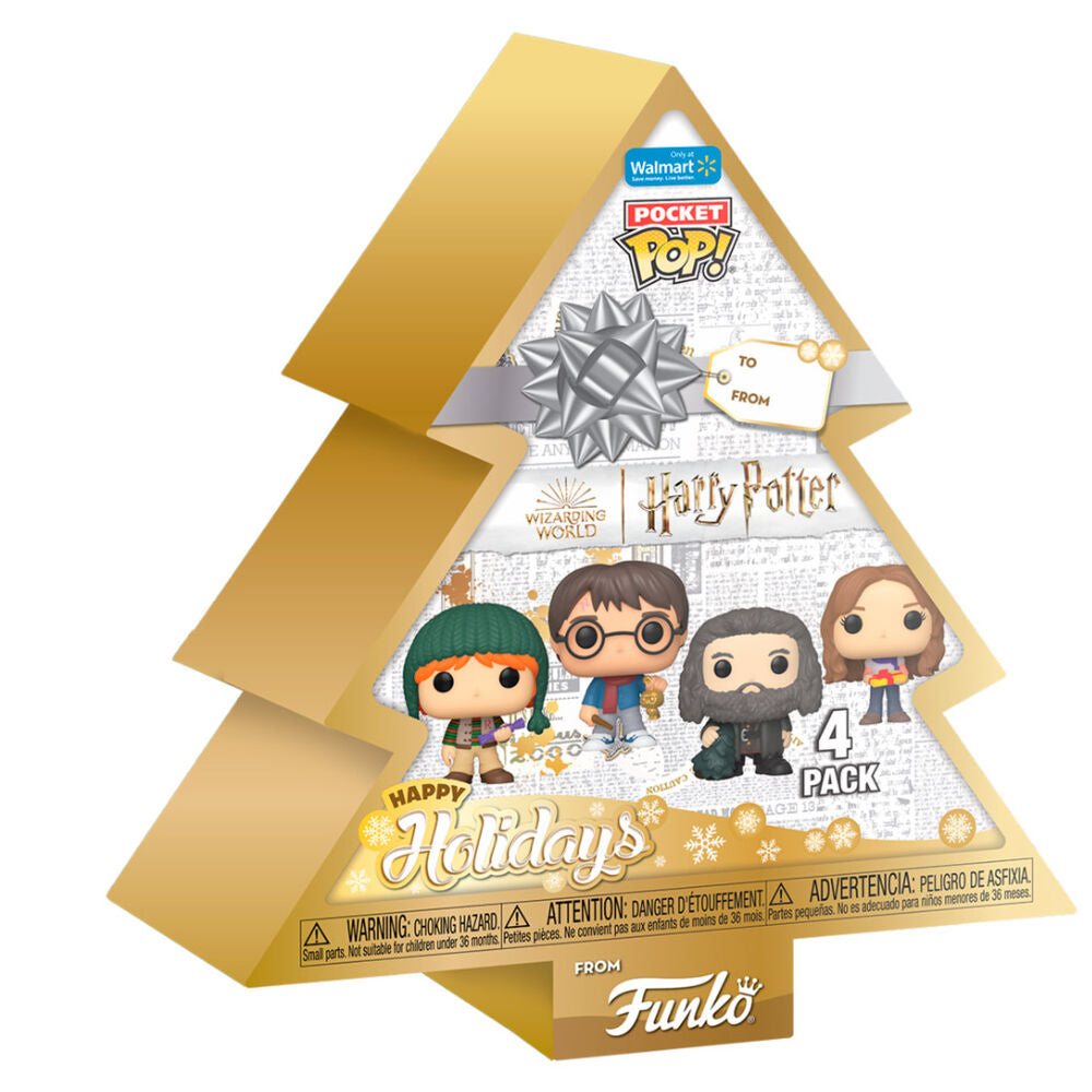 Pocket Funko POP! pack 4 Figuras Harry Potter