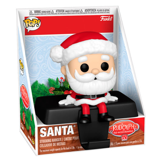Funko POP! Edge-Sitter Rudolph The Red-Nosed Reindeer Santa Claus
