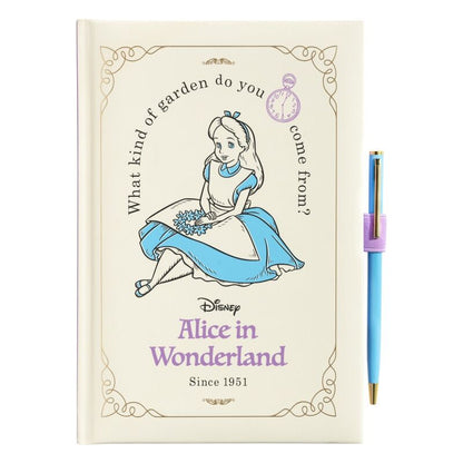 Disney Alice in Wonderland A5 premium Caderno + Caneta