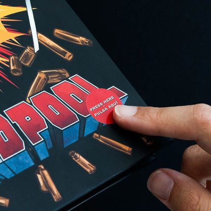 Marvel Deadpool A5 premium led Caderno