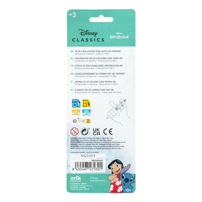 Disney Stitch 10 colours 3D Caneta