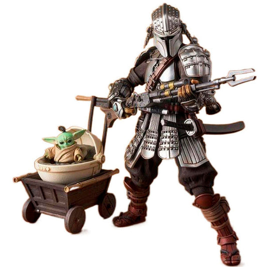 Star Wars Ronin Mandalorian Beskar Armor & Grogu Figura 18cm