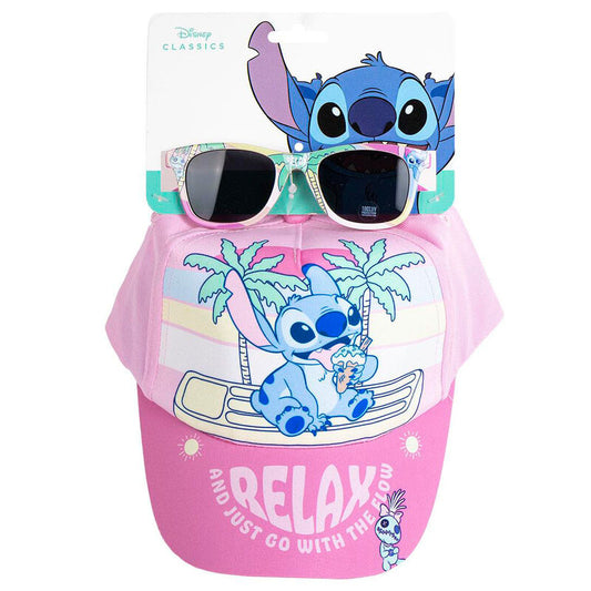 Disney Stitch set Boné + Ocúlos de Sol