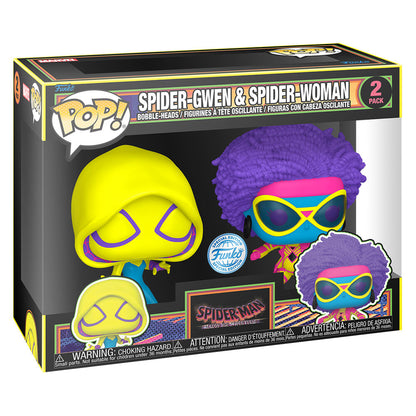 Funko POP! pack 2 Figuras Spider-Man Spider-Gwen & Spider-Woman Exclusive