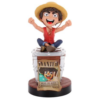 One Piece Luffy Wanted Poster clamping  bracket Cable guy 20cm
