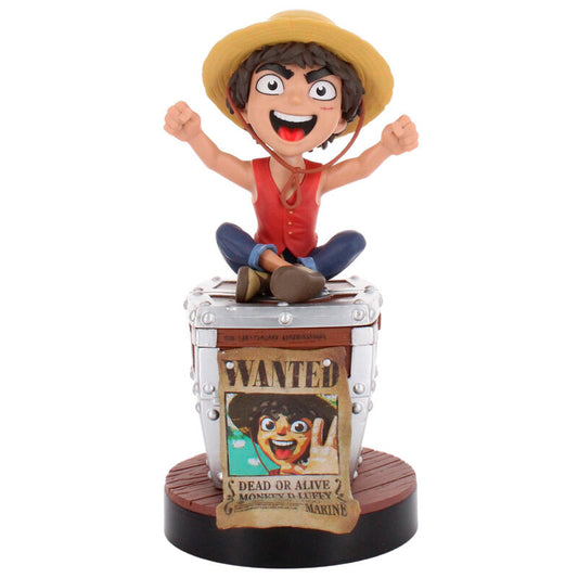 One Piece Luffy Wanted Poster clamping  bracket Cable guy 20cm