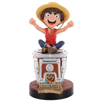One Piece Luffy Wanted Poster clamping  bracket Cable guy 20cm