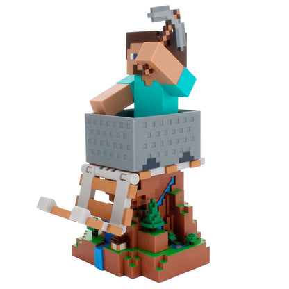 Minecraft Steve clamping  bracket Cable guy 20cm