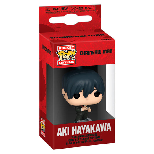 Porta-Chaves Funko POP!Chainsaw Man Aki Hayakawa