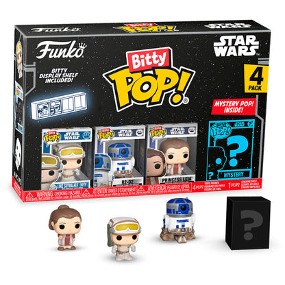 Blister 4 Figuras Bitty Funko POP! Star Wars Luke Skywalker