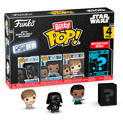 Blister 4 Figuras Bitty Funko POP! Star Wars Darth Vader
