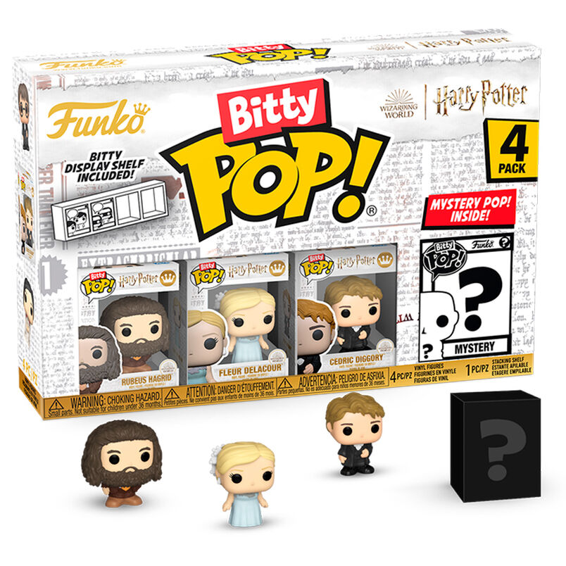 Blister 4 Figuras Bitty Funko POP! Harry Potter Hagrid