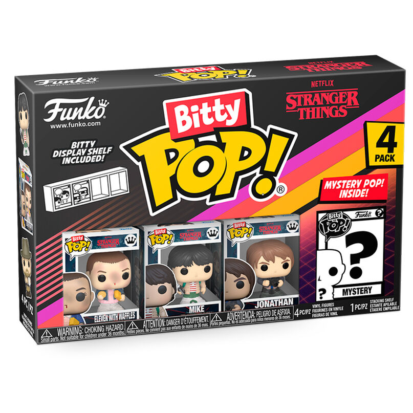 Blister 4 Figuras Bitty Funko POP! Stranger Things Eleven