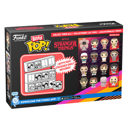 Blister 4 Figuras Bitty Funko POP! Stranger Things Hopper