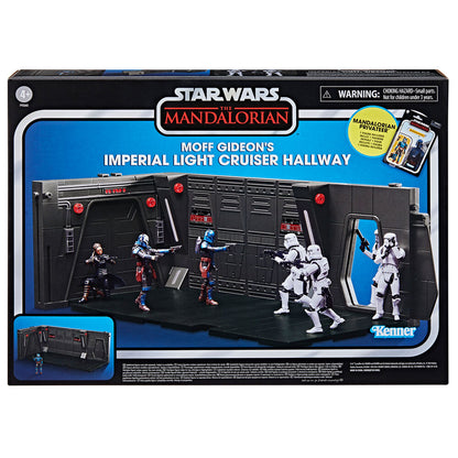 Star Wars Playset Moff Gideons Imperial Light Cruiser Hallway + Mandalorian Privateer Figura 9,5cm