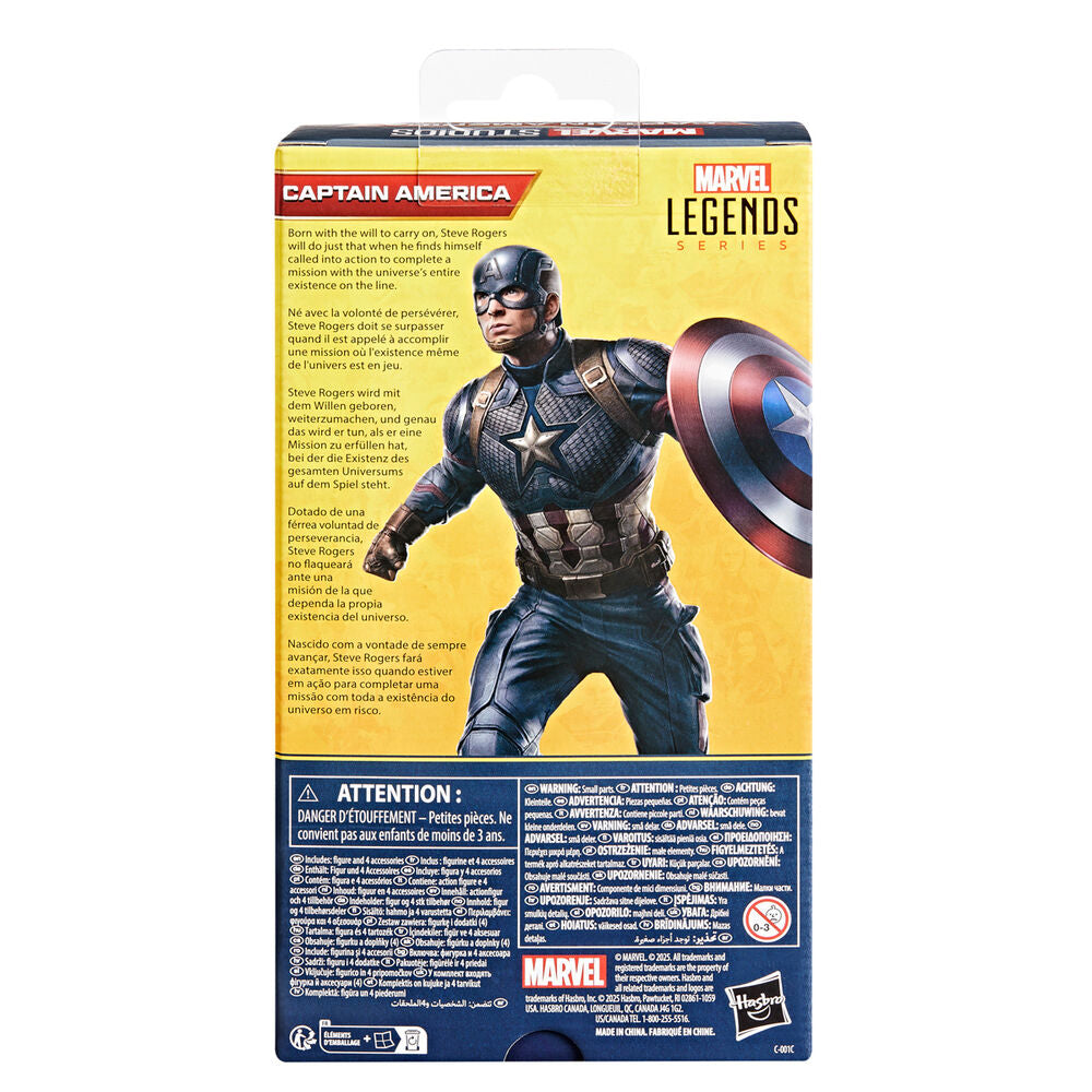 Marvel Legends Series Avengers: Endgame Captain America Figura 15cm