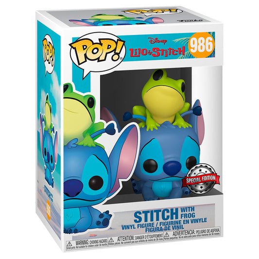 Funko POP!Disney Lilo & Stitch - Stitch with Frog Exclusive