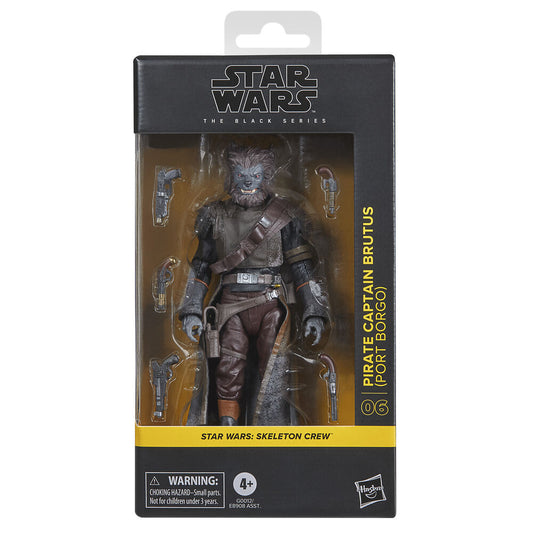 Star Wars Skeleton Crew Pirate Captain Brutus Port Borgo Figura 15cm