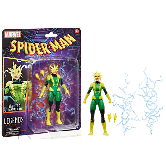 Marvel Spider-Man Electro Francine Frye Figura 15cm