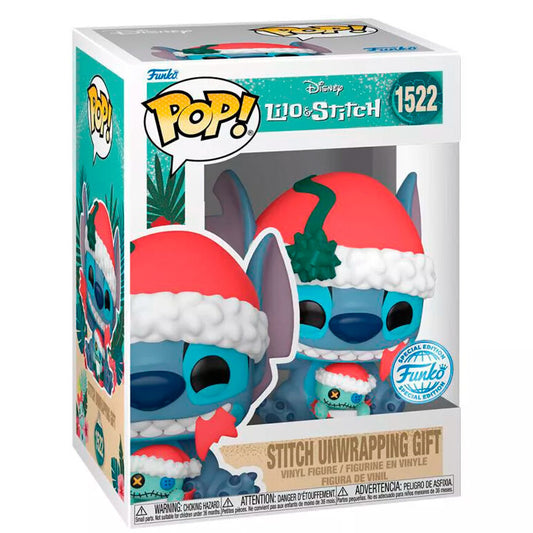 Funko POP!Disney Lilo & Stitch - Stitch Unwrapping Gift