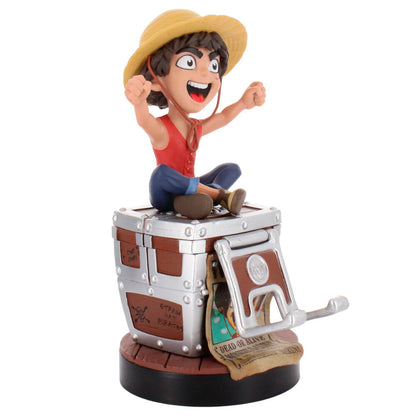 One Piece Luffy Wanted Poster clamping  bracket Cable guy 20cm