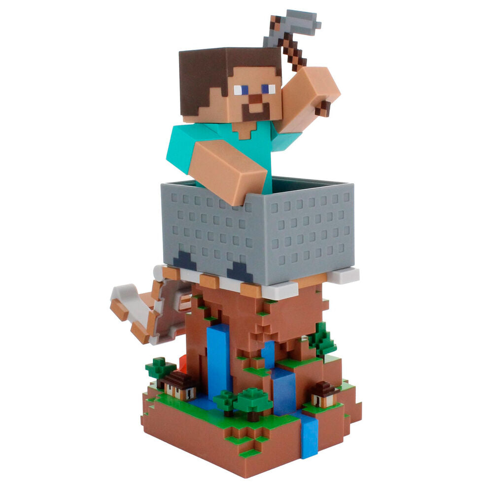 Minecraft Steve clamping  bracket Cable guy 20cm