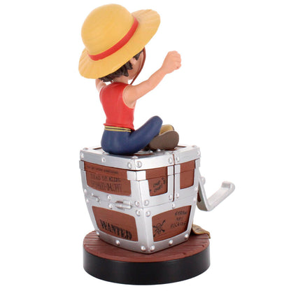 One Piece Luffy Wanted Poster clamping  bracket Cable guy 20cm