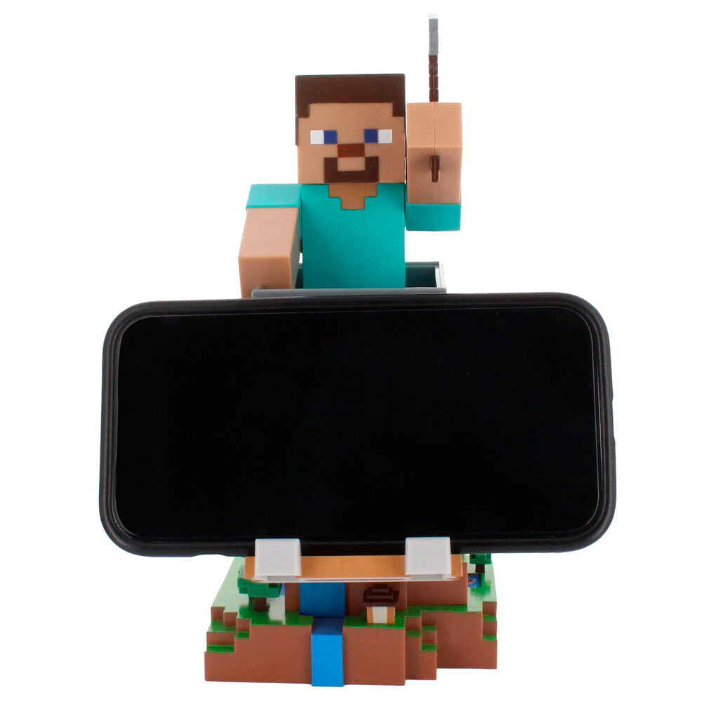 Minecraft Steve clamping  bracket Cable guy 20cm