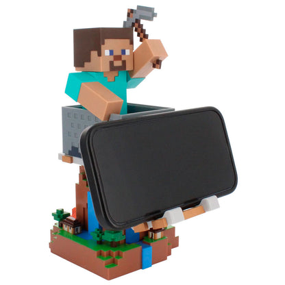 Minecraft Steve clamping  bracket Cable guy 20cm