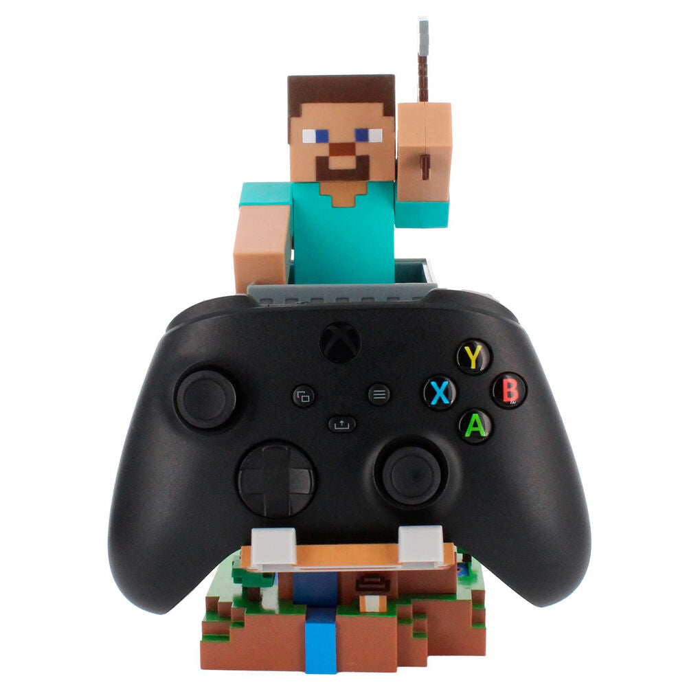 Minecraft Steve clamping  bracket Cable guy 20cm