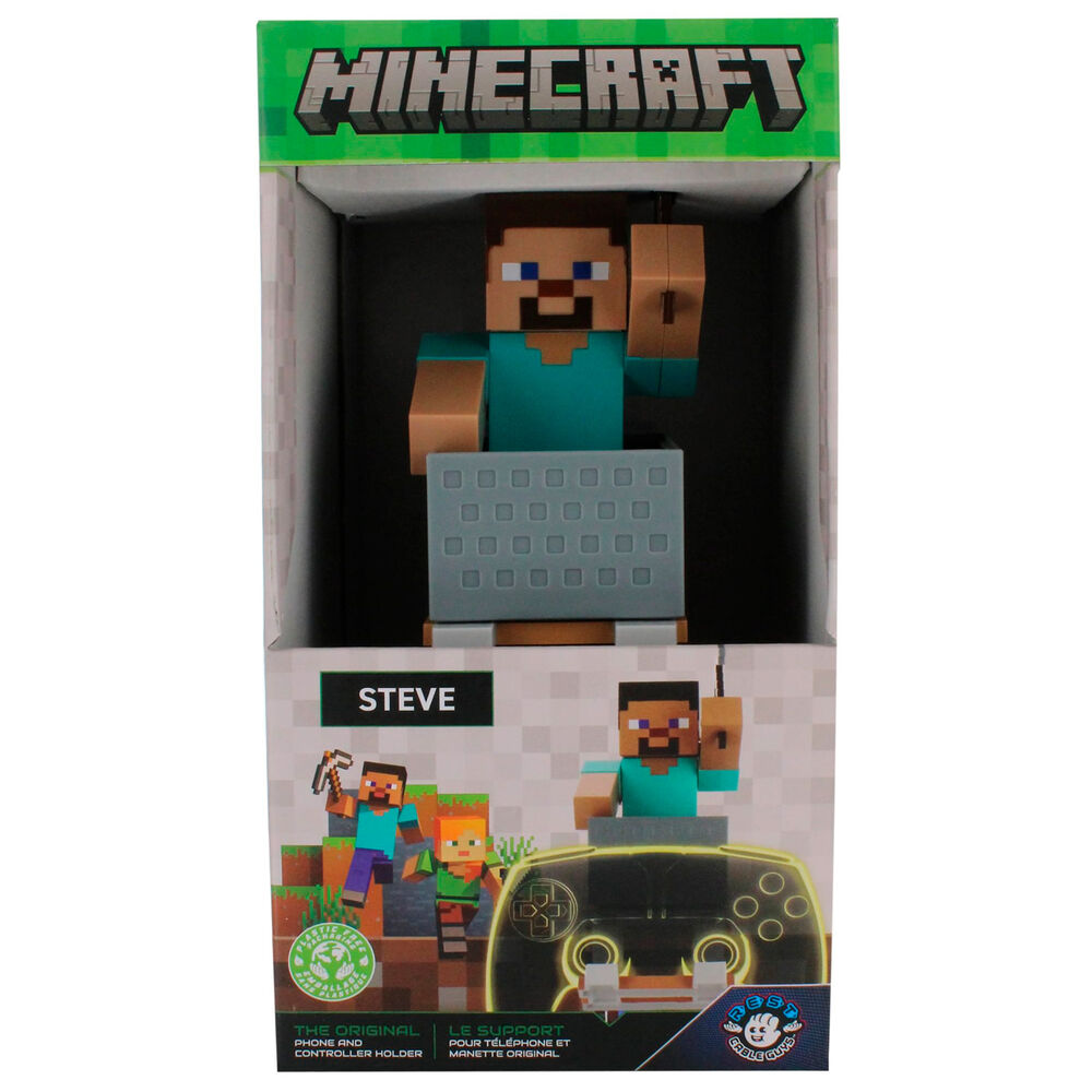 Minecraft Steve clamping  bracket Cable guy 20cm