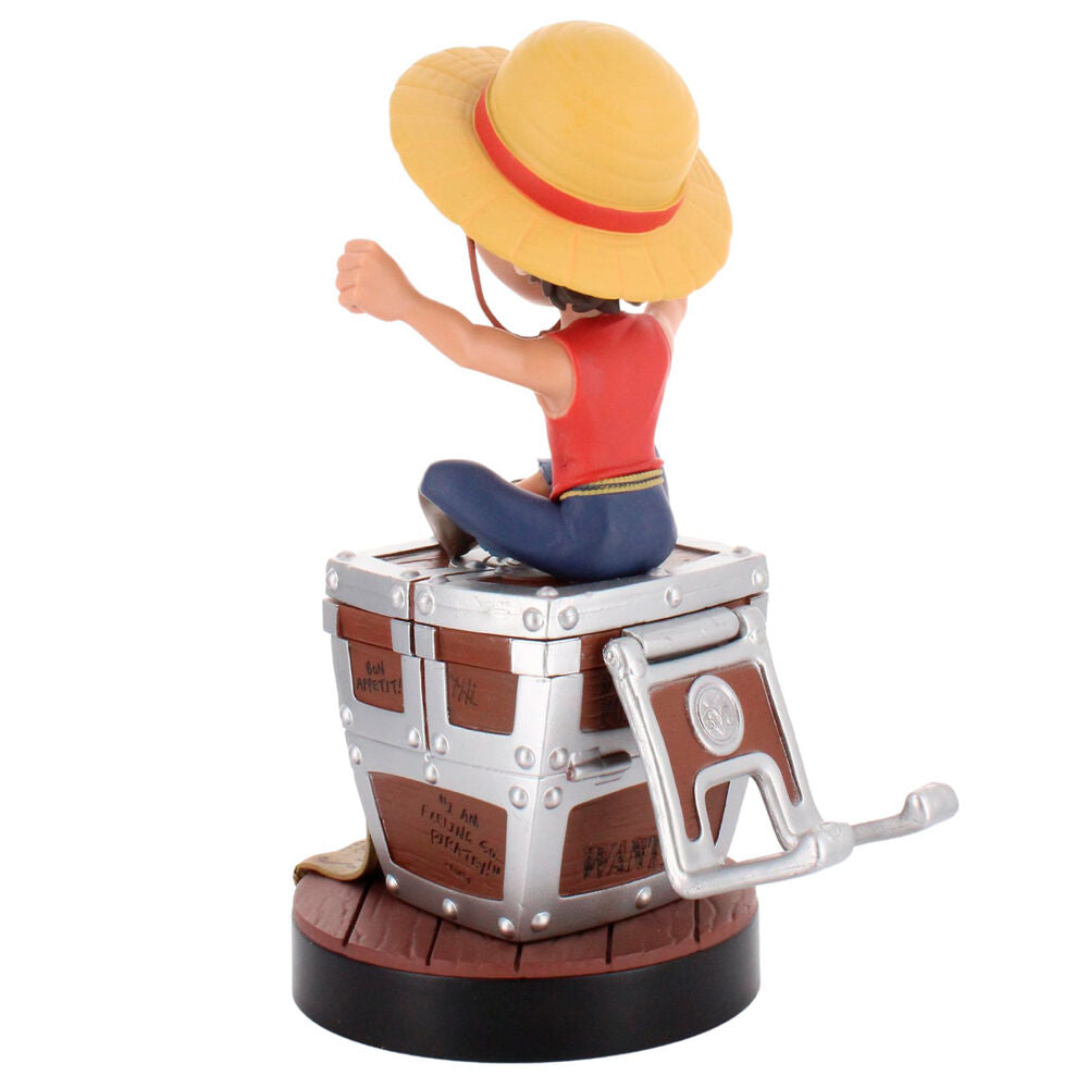 One Piece Luffy Wanted Poster clamping  bracket Cable guy 20cm