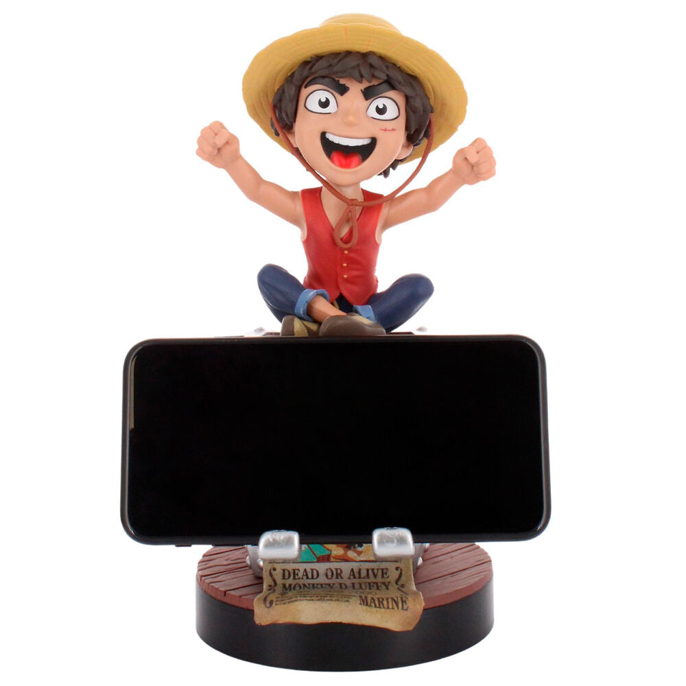 One Piece Luffy Wanted Poster clamping  bracket Cable guy 20cm