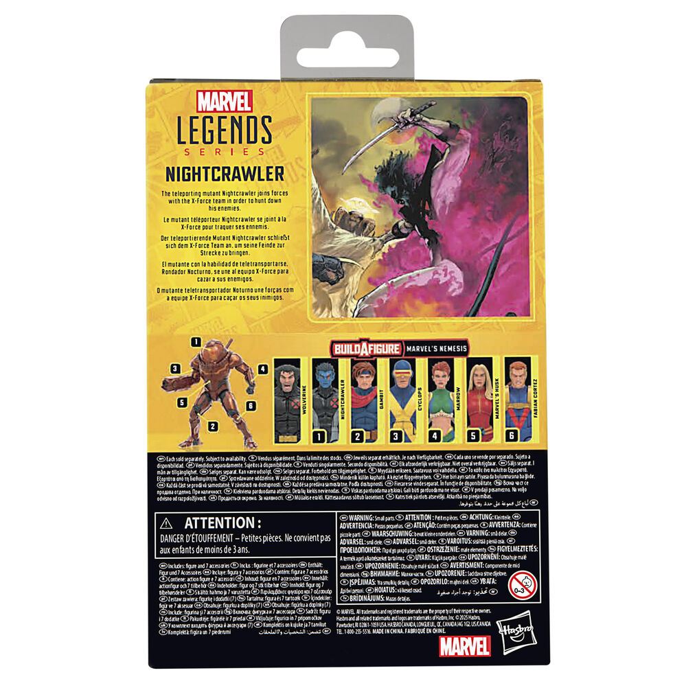 Marvel X-Men Nightcrawler Figura 15cm