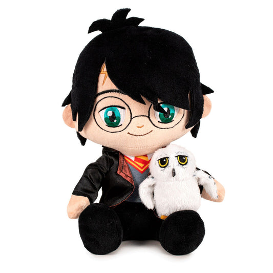 Harry Potter - Harry Potter & Hedwig Peluche 25cm